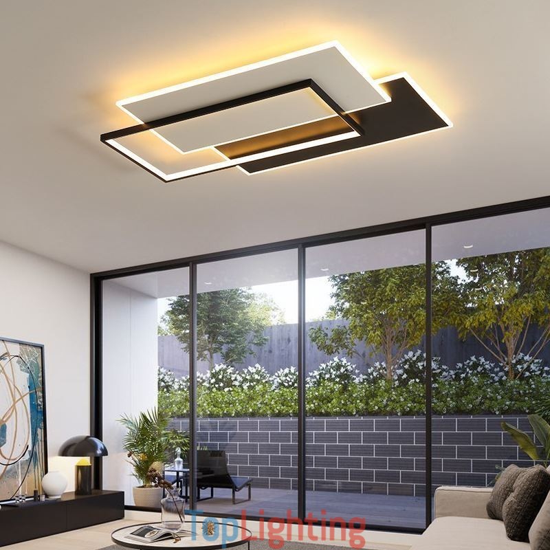 Flush Mount Minimalist Square Acrylic Ceiling Light