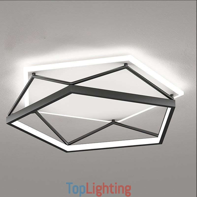 Flush Mount Hollow Three dimensional Ceiling Light 55cm