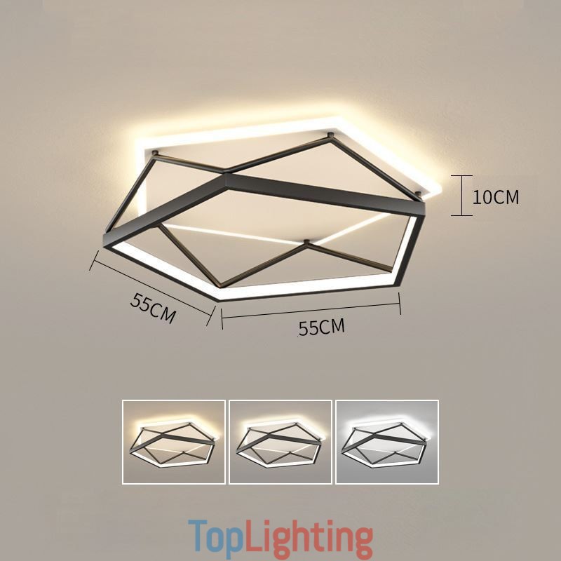 Flush Mount Hollow Three dimensional Ceiling Light 55cm