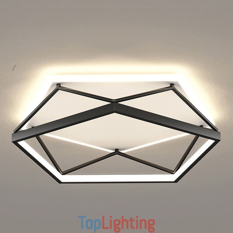 Flush Mount Hollow Three dimensional Ceiling Light 55cm