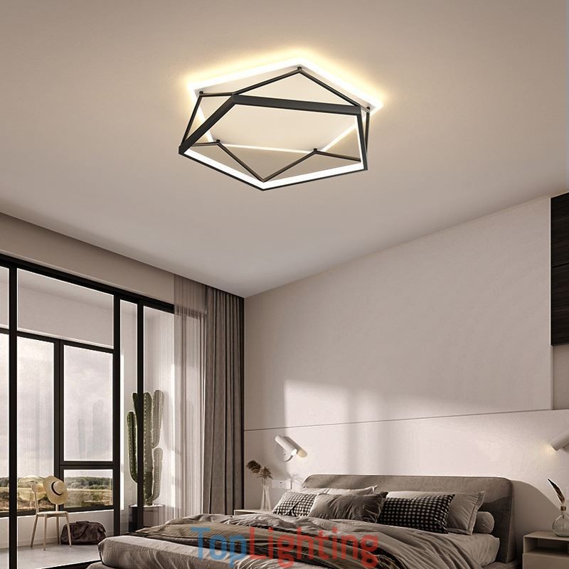 Flush Mount Hollow Three dimensional Ceiling Light 55cm
