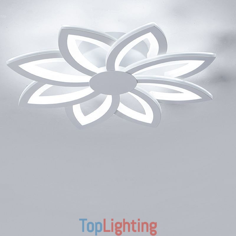 Flush Mount Eye catching Acrylic Flower Ceiling Light 55cm