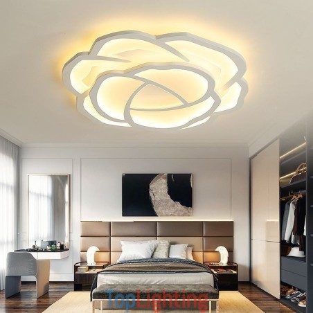 Flush Mount Modern Simple Rose Acrylic Ceiling Light 52cm Flush Mount Modern Simple Rose Acrylic Ceiling Light 52cm