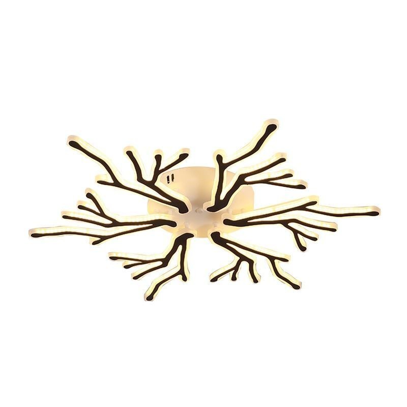 Flush Mount Acrylic Branch Ceiling Light