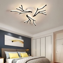 Flush Mount Acrylic Branch Ceiling Light