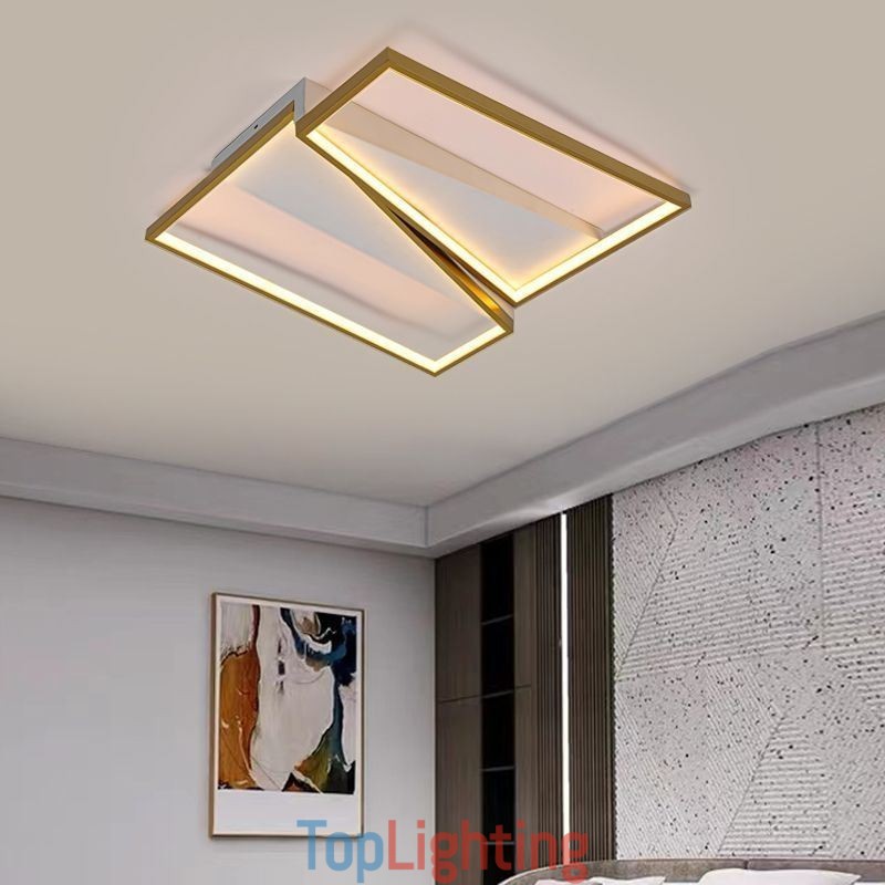 Flush Mount Minimalist Mosaic Trapezium Ceiling Light