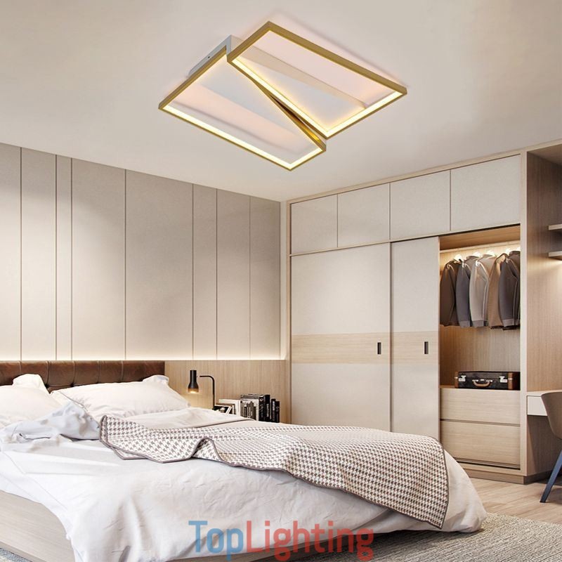 Flush Mount Minimalist Mosaic Trapezium Ceiling Light