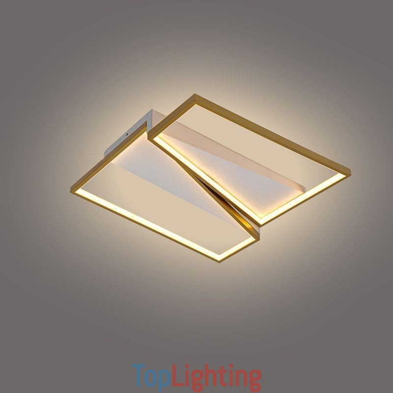 Flush Mount Minimalist Mosaic Trapezium Ceiling Light