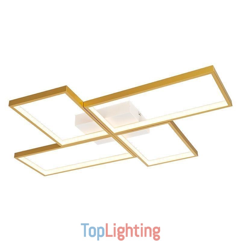 Flush Mount Mosaic Geometric Square Ceiling Light Fixture