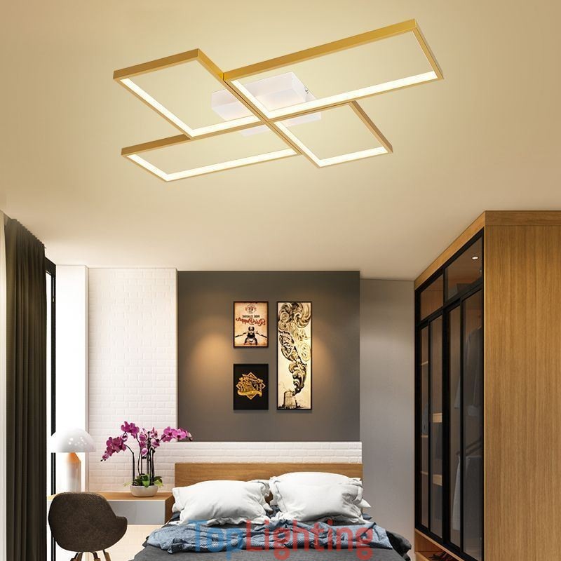 Flush Mount Mosaic Geometric Square Ceiling Light Fixture