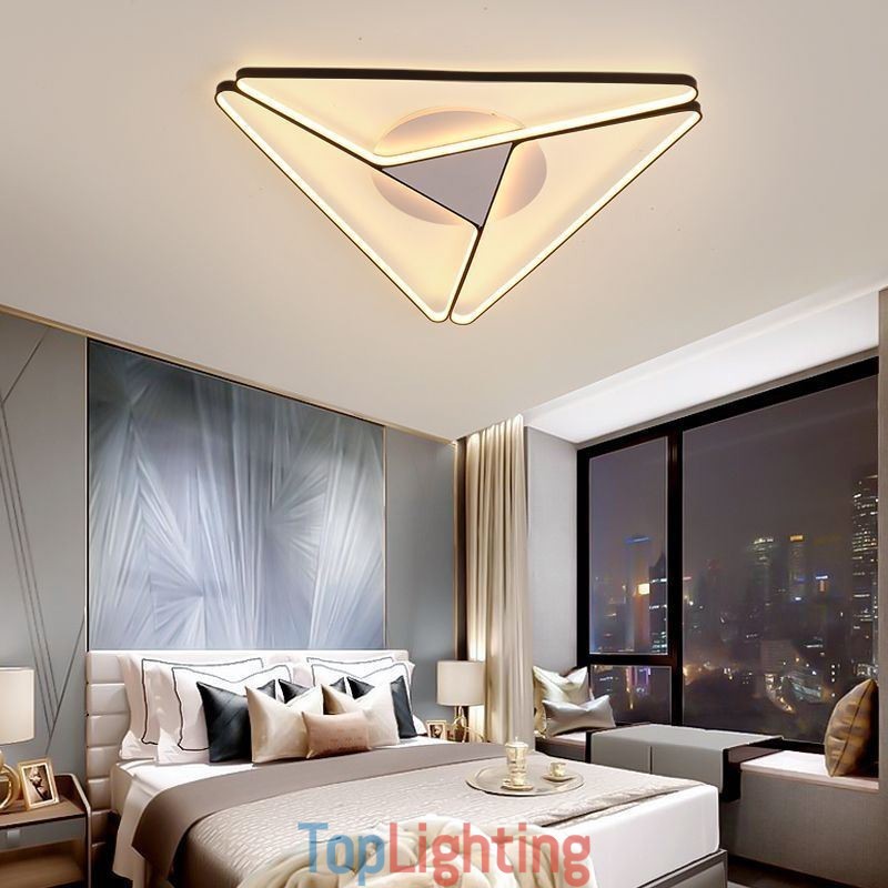 Flush Mount Minimalist Triangle Ceiling Light
