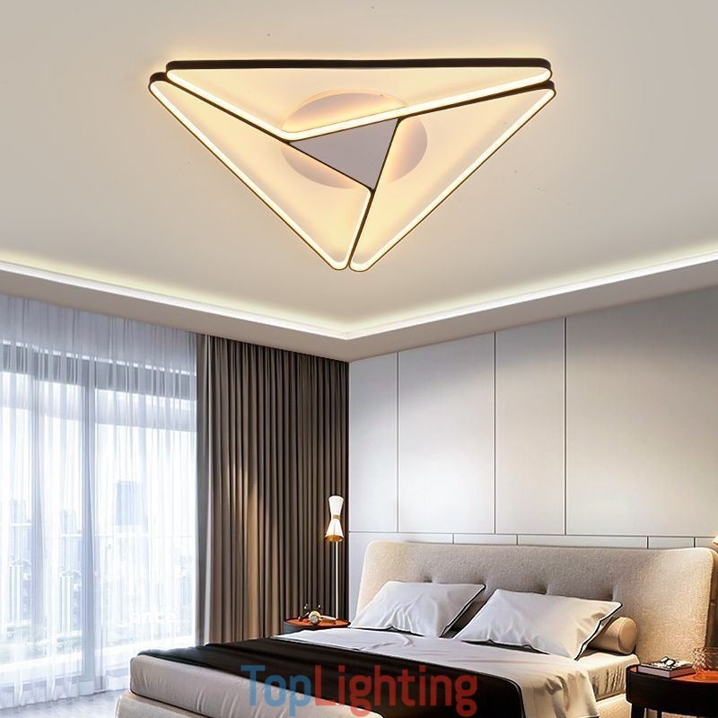 Flush Mount Minimalist Triangle Ceiling Light