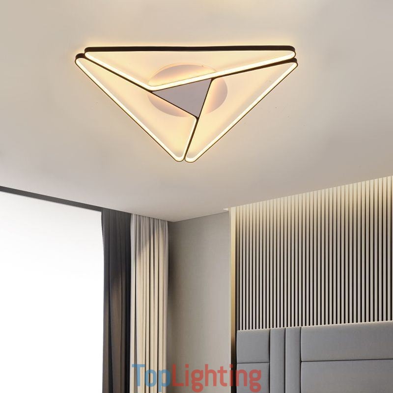 Flush Mount Minimalist Triangle Ceiling Light