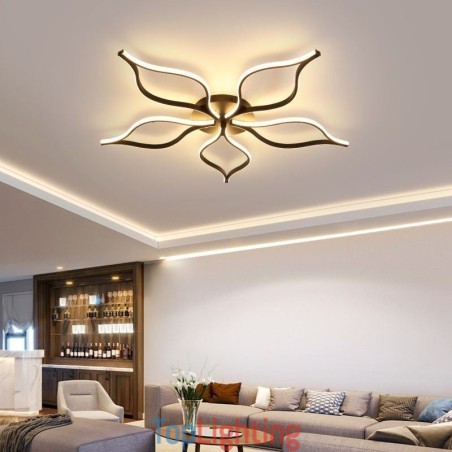 Flush Mount Minimalist Five Leaf Flower Ceiling Light Flush Mount Minimalist Five Leaf Flower Ceiling Light