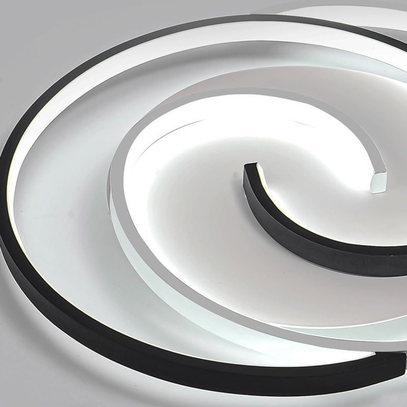Flush Mount Acrylic Wrap Round Ceiling Light