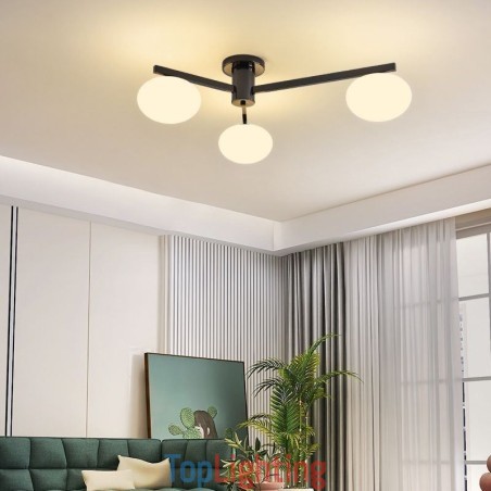 Nordic Glass Flush Mount Creative Wrought Iron Ceiling Light Nordic Glass Flush Mount Creative Wrought Iron Ceiling Light