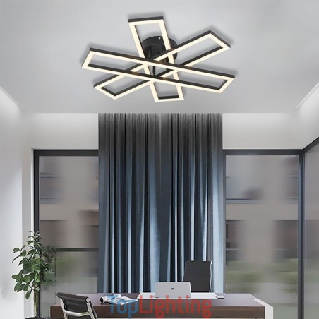 Minimalist Flush Mount Aluminum Art Windmill Ceiling Light Minimalist Flush Mount Aluminum Art Windmill Ceiling Light