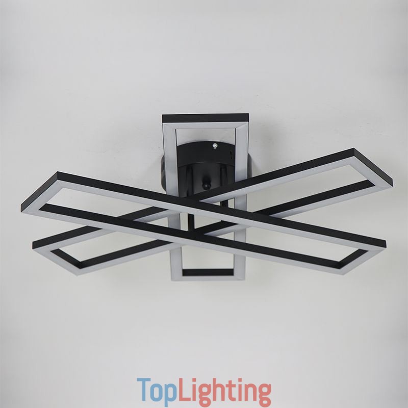 Minimalist Flush Mount Aluminum Art Windmill Ceiling Light