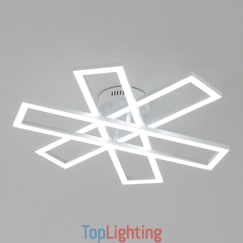 Minimalist Flush Mount Aluminum Art Windmill Ceiling Light