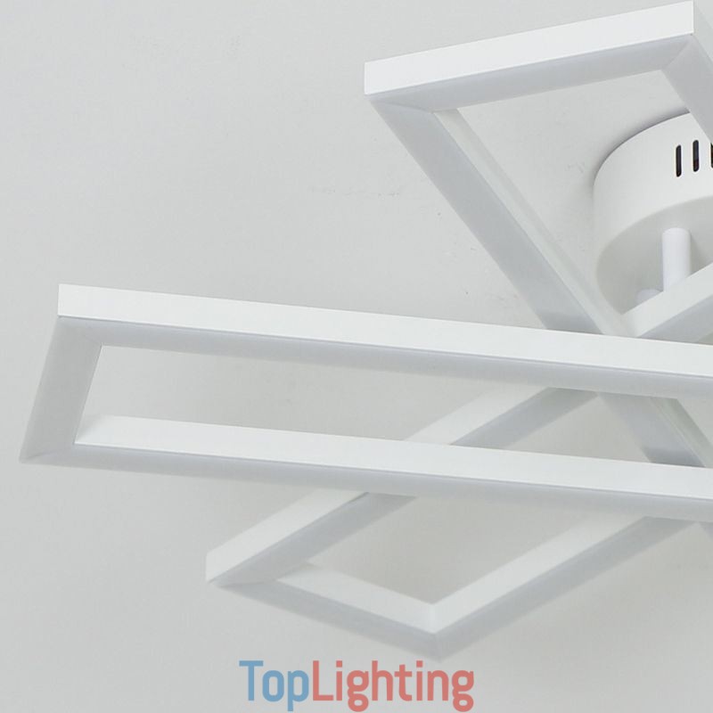 Minimalist Flush Mount Aluminum Art Windmill Ceiling Light