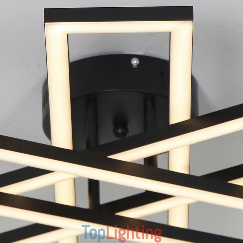 Minimalist Flush Mount Aluminum Art Windmill Ceiling Light
