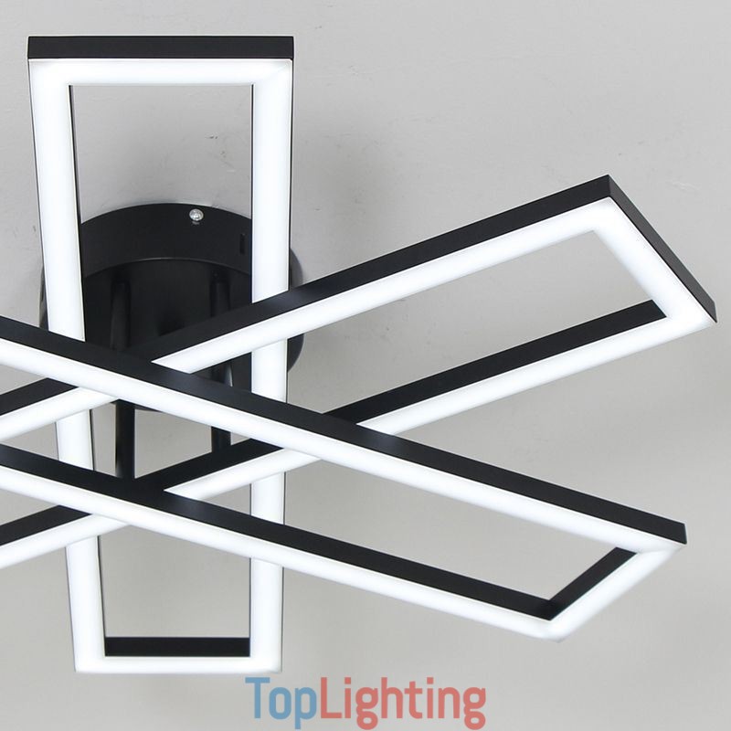 Minimalist Flush Mount Aluminum Art Windmill Ceiling Light
