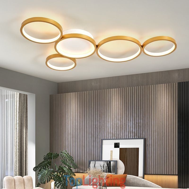 Modern Flush Mount Aluminum Art Ceiling Light