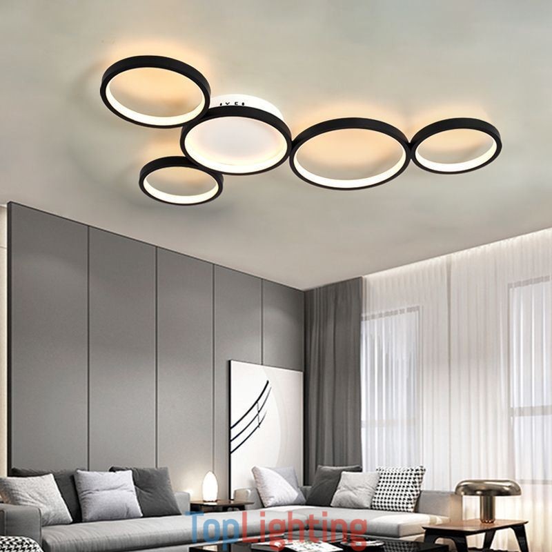 Modern Flush Mount Aluminum Art Ceiling Light