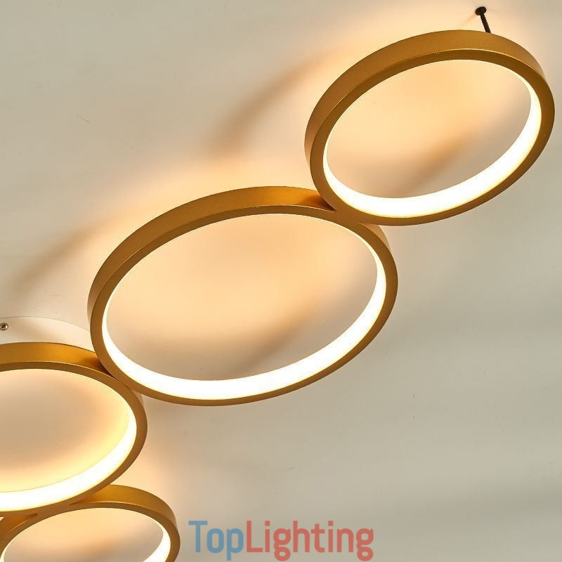 Modern Flush Mount Aluminum Art Ceiling Light