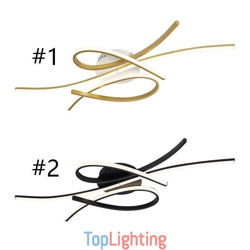 Minimalist Flush Mount Aluminum Art Butterfly Ceiling Light