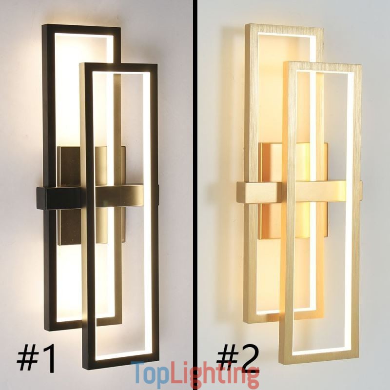 Minimalist Flush Mount Aluminum Art Geometric Square Ceiling Light