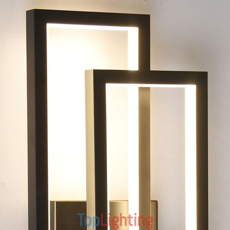 Minimalist Flush Mount Aluminum Art Geometric Square Ceiling Light
