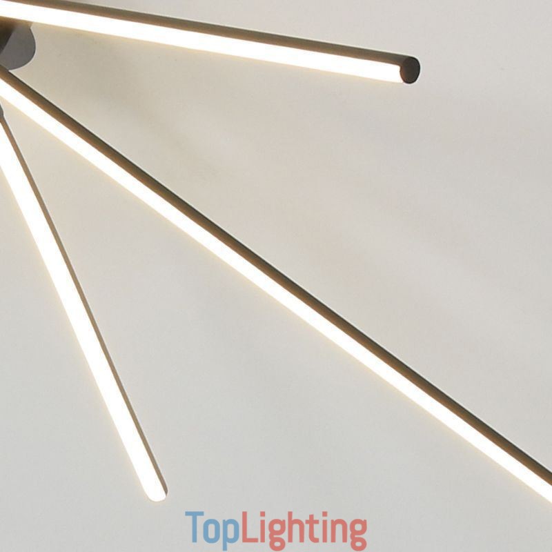 Creative Flush Mount Aluminum Art Windmill Ceiling Lamp