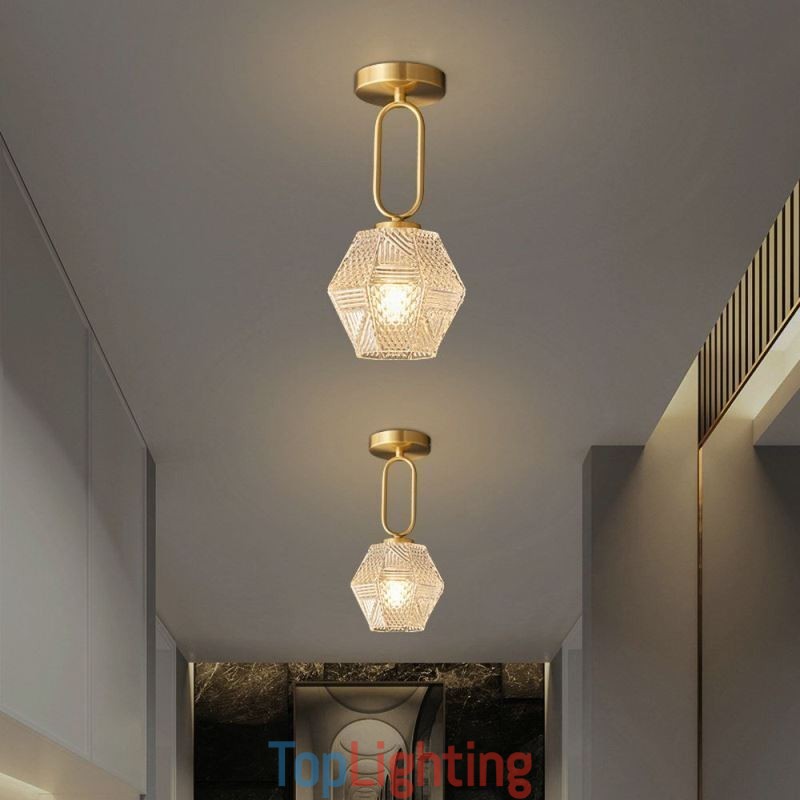 Modern Flush Mount Glass Home Lighting Creative Ceiling Light