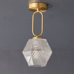 Modern Flush Mount Glass Home Lighting Creative Ceiling Light