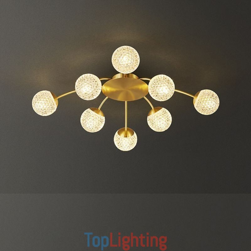 Modern Flush Mount Golden Ceiling Light Decorative Light Fixture