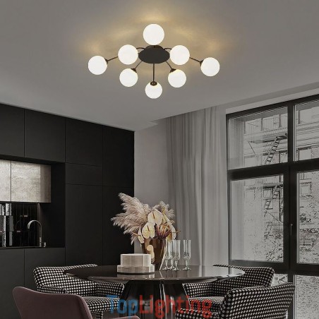 Modern Flush Mount Black Ceiling Light Decorative Light Fixture Modern Flush Mount Black Ceiling Light Decorative Light Fixture