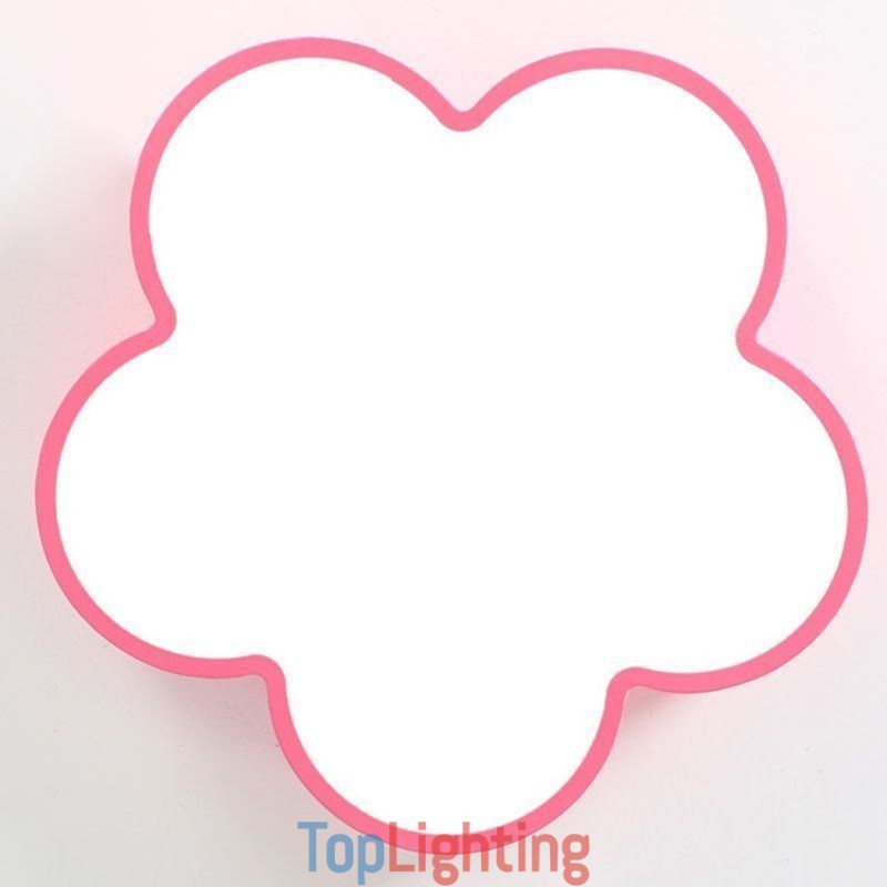 Cartoon Ceiling Light Modern Flower Flush Mount