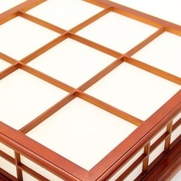 Retro Style Ceiling Light Wooden Flush Mount