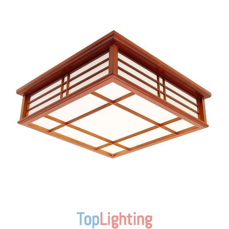 Retro Ceiling Light Decorative Wooden Ceiling Lamp