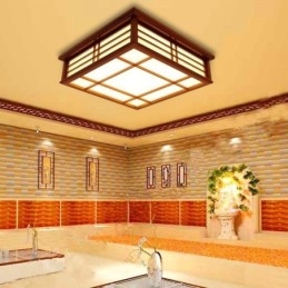 Retro Ceiling Light Decorative Wooden Ceiling Lamp