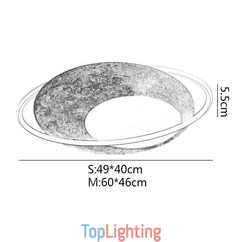 Ceiling Light Flush Mount Moon Ceiling Lamp