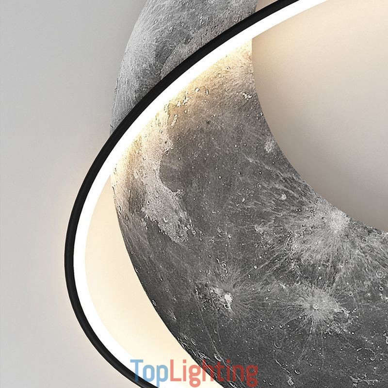 Ceiling Light Flush Mount Moon Ceiling Lamp