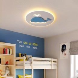 Modern Creative Ceiling Lamp Whale Ceiling Light