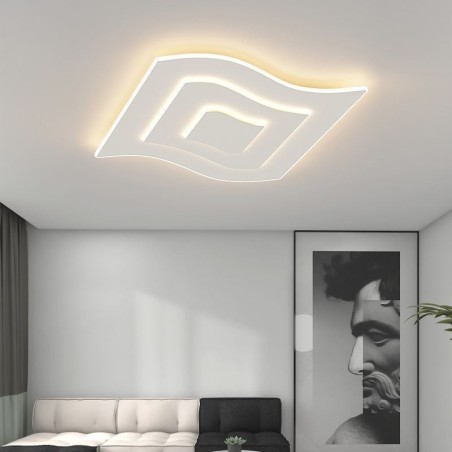 Modern Ceiling Light Square Acrylic Flush Mount Modern Ceiling Light Square Acrylic Flush Mount