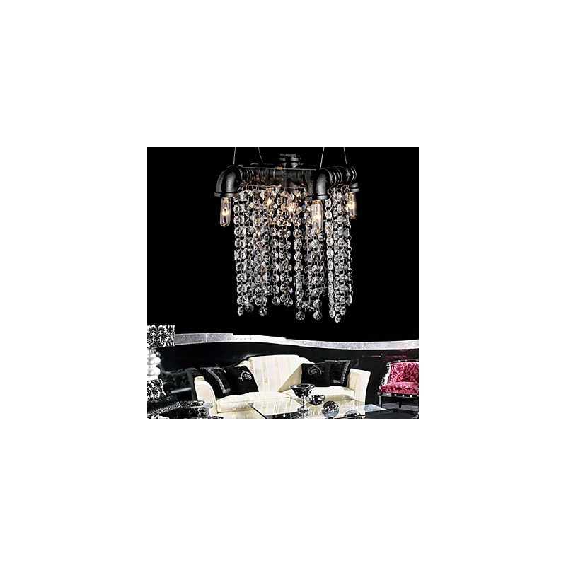 Chandelier Mini Style Rustic Lodge Retro Metal