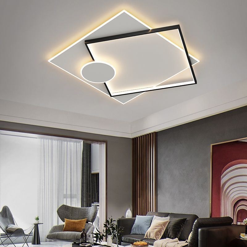 Modern Ceiling Light Square Geometric Acrylic Ceiling Lamp