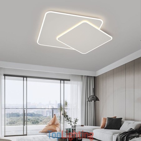 Modern Flush Mount Geometric Square Ceiling Light Modern Flush Mount Geometric Square Ceiling Light