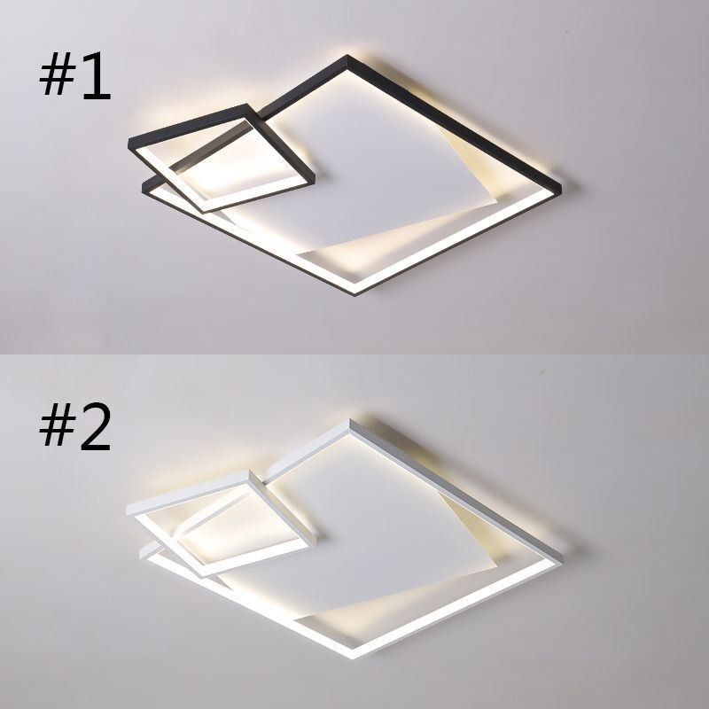 Modern Ceiling Lamp Square Indoor Smart Lighting Fixtures
