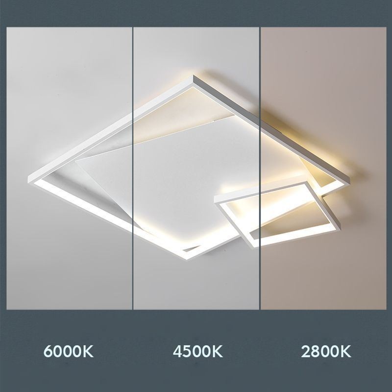 Modern Ceiling Lamp Square Indoor Smart Lighting Fixtures